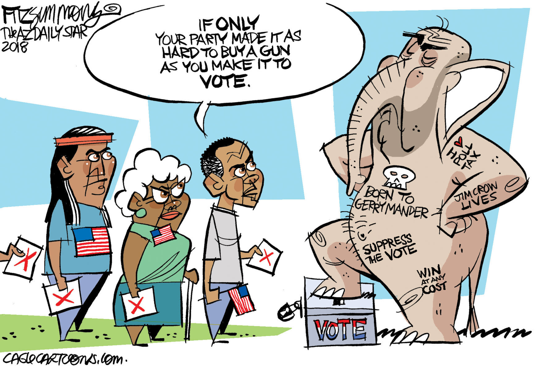 Daily Fitz Cartoon: Vote
